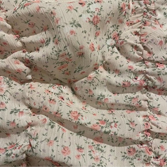 Altar'd State Cream Floral Mini Dress - Picture 5 of 13